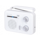 TREVI - RADIO TREVI RA 7F64 PORTABLE AM/FM RADIO WHITE - 0RA7F6401